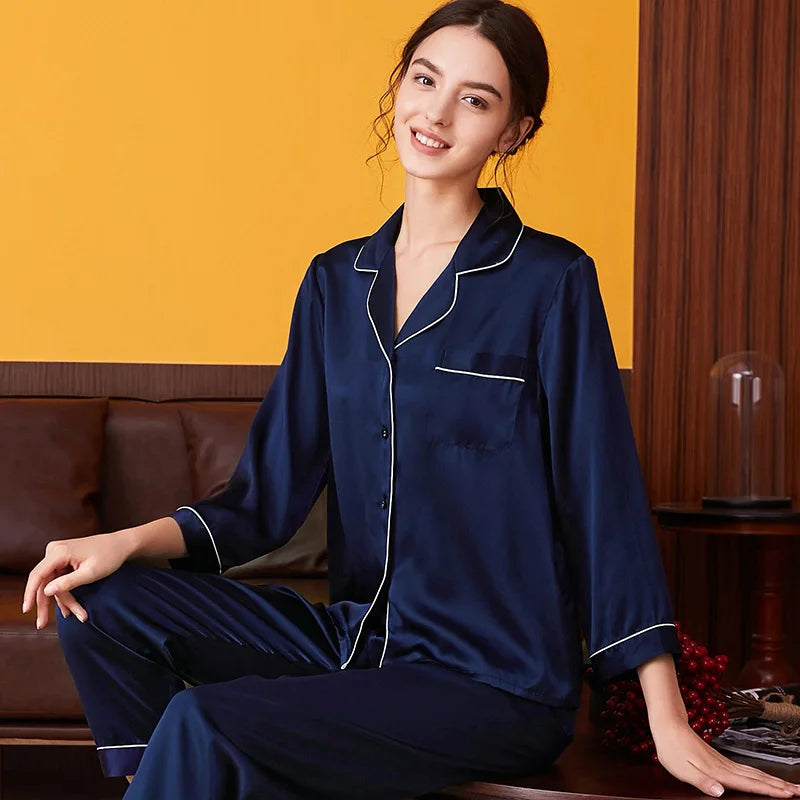 The Mulberry Silk Pajama Set