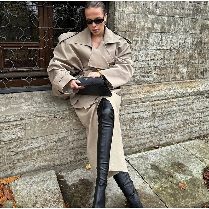 The Long Stand-Collar Trench