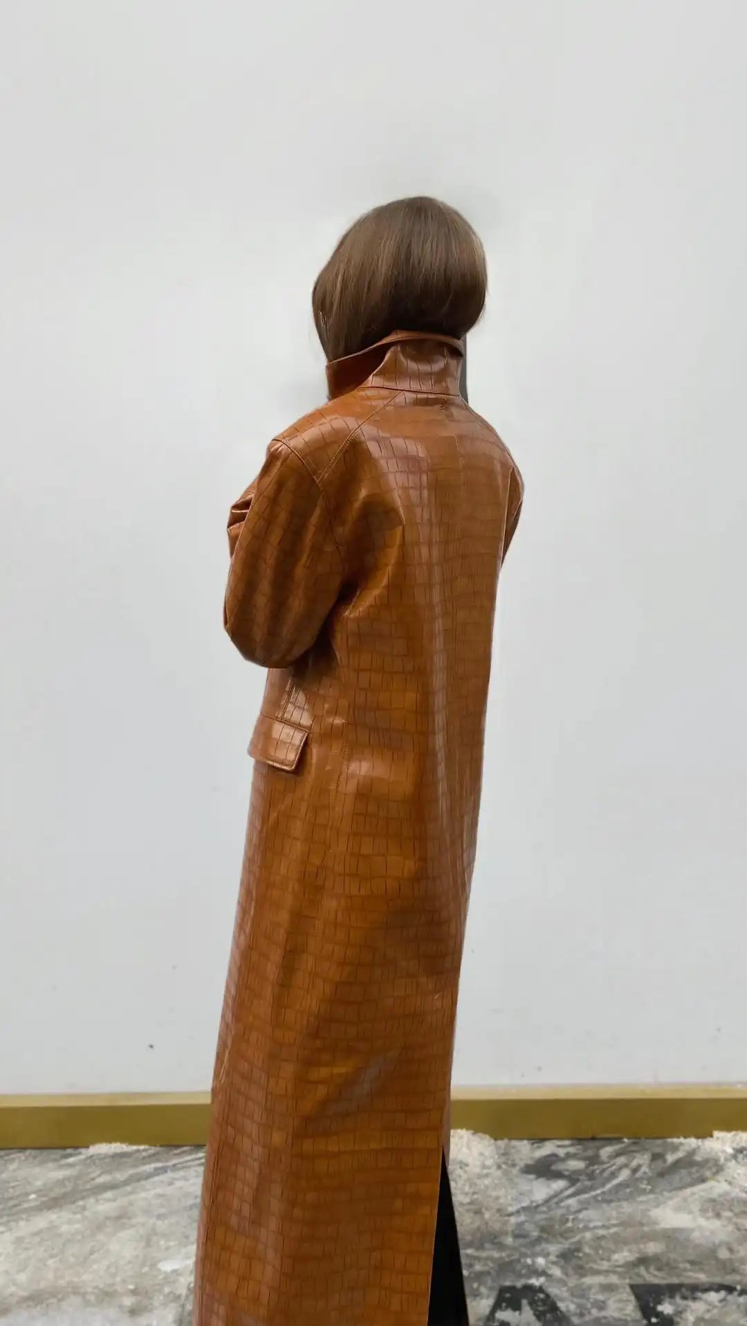The Croc-Embossed Trench
