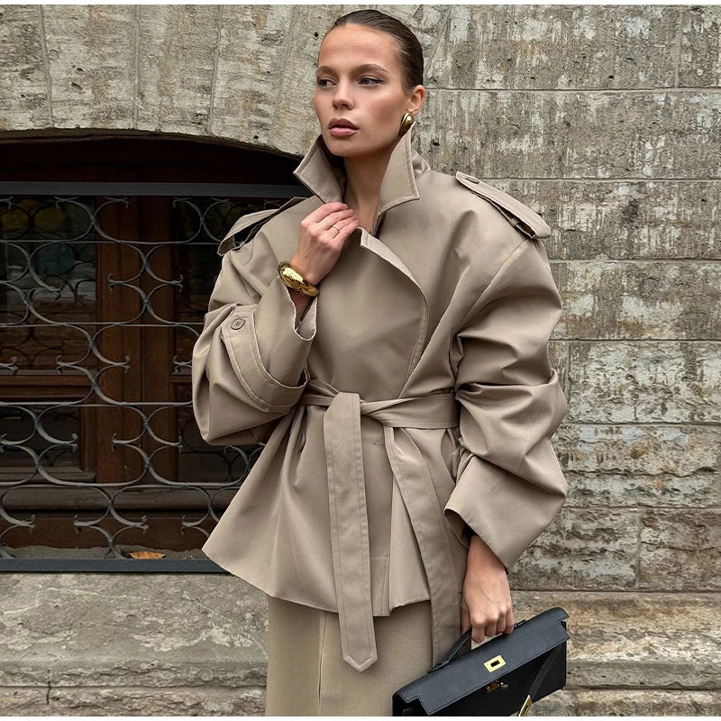 The Double-Breasted Belted Trench