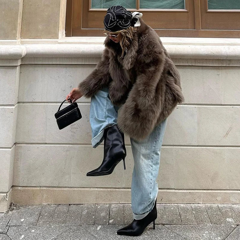 The Faux Fur Lapel Collection
