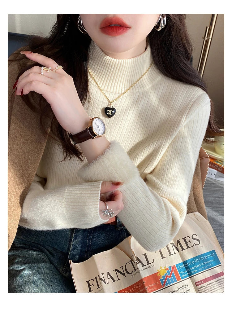 The Lined Knit Turtleneck
