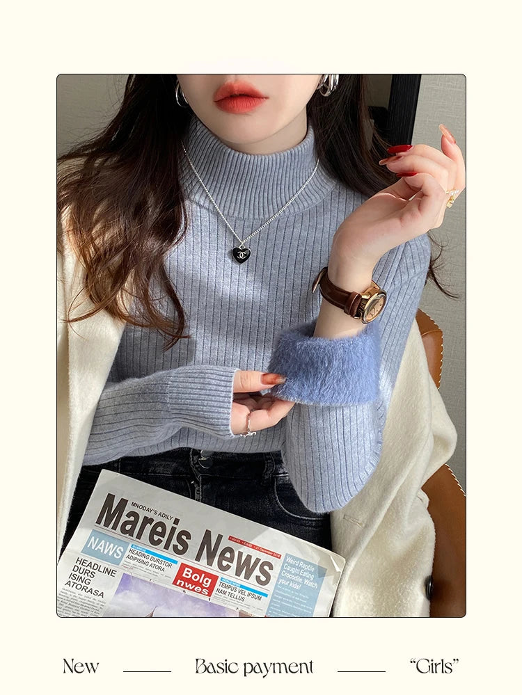The Lined Knit Turtleneck