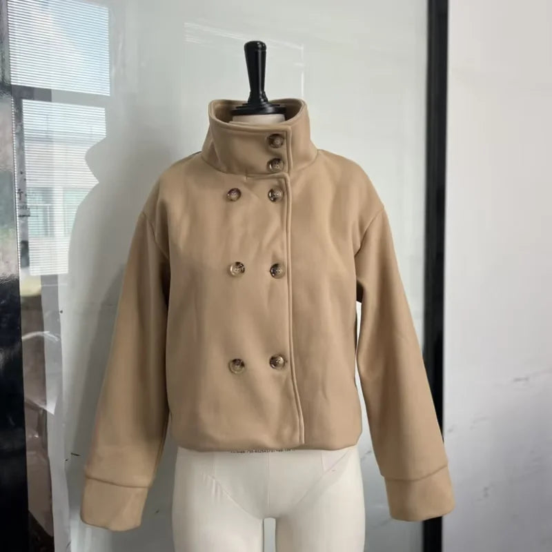 The Stand-Collar Boxy Jacket