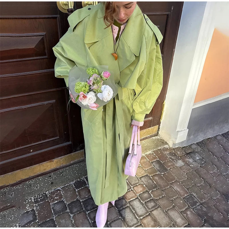The Oversized Stand-Collar Trench