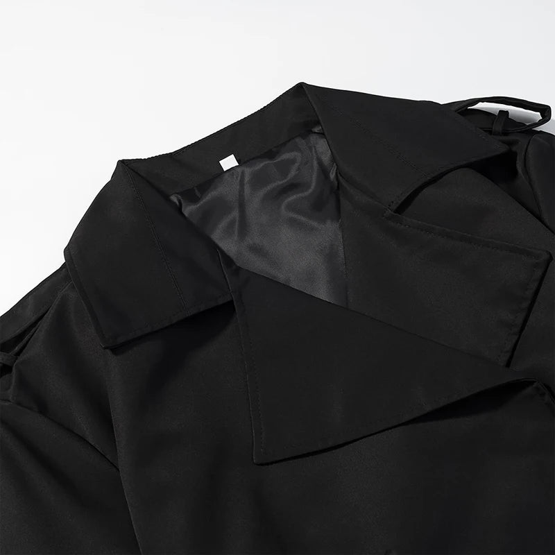 The Cropped Wrap Trench