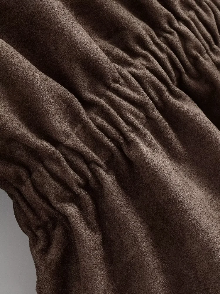 The Tie-Waist Cruelty-Free Suede Jacket