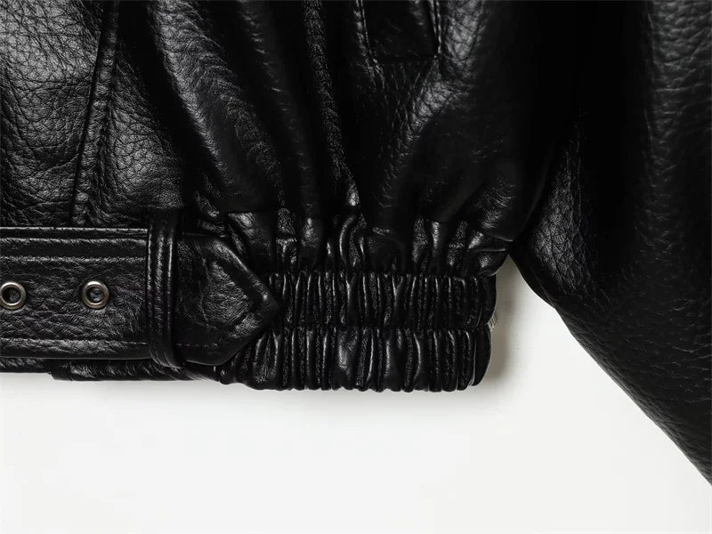 The Cruelty-Free Leather Biker Jacket