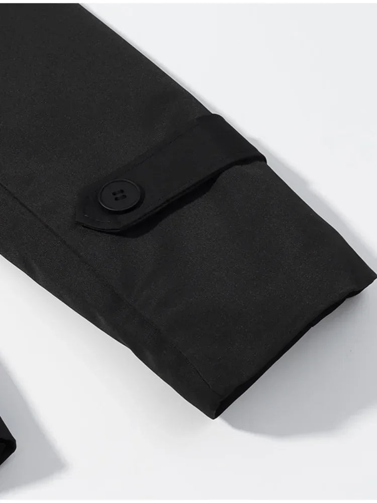 The V-Neck Belted Trench
