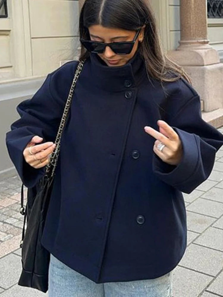 The Cruelty-Free Fur Cuff Wrap Coat
