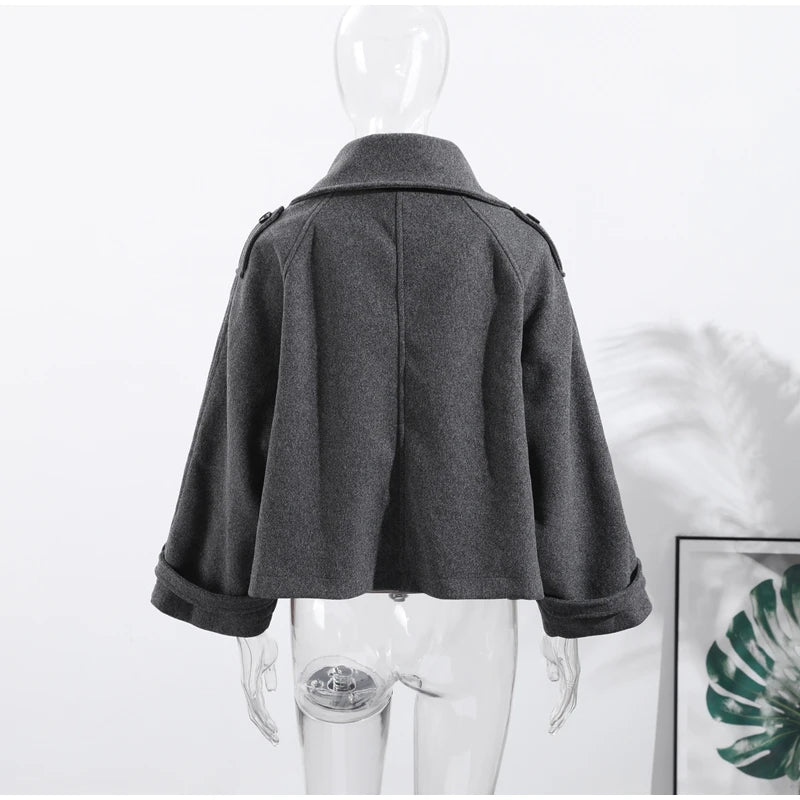 The Stand-Collar Boxy Jacket