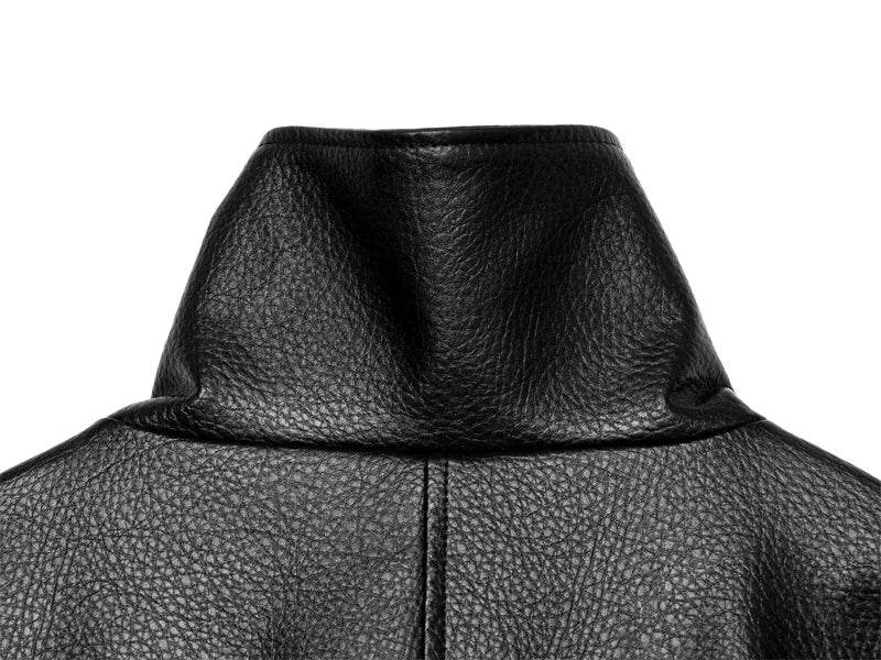 The Cruelty-Free Leather Biker Jacket
