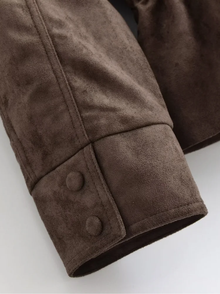 The Tie-Waist Cruelty-Free Suede Jacket