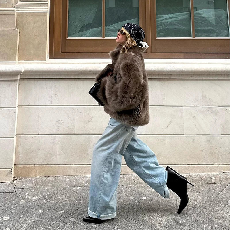 The Faux Fur Lapel Collection