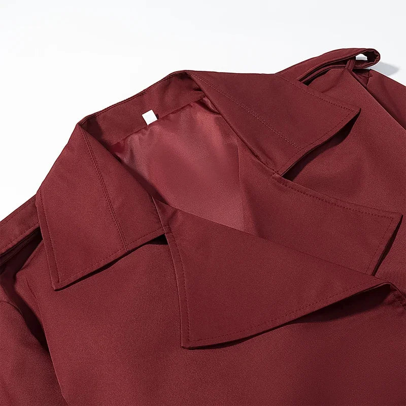 The Cropped Wrap Trench