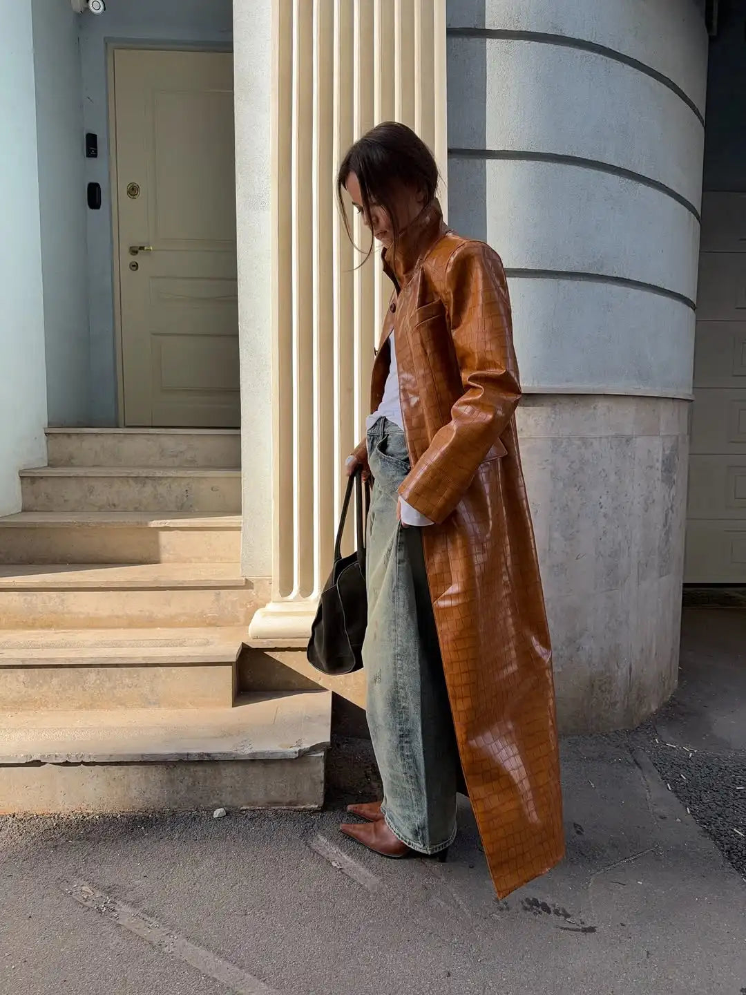 The Croc-Embossed Trench