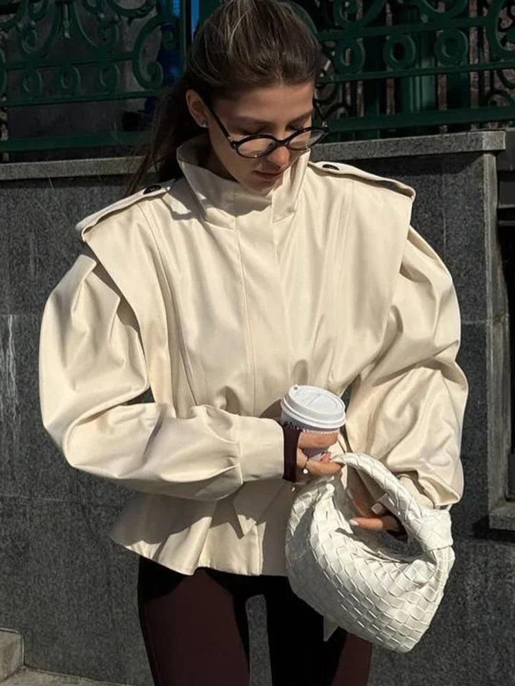 The V-Neck Belted Trench
