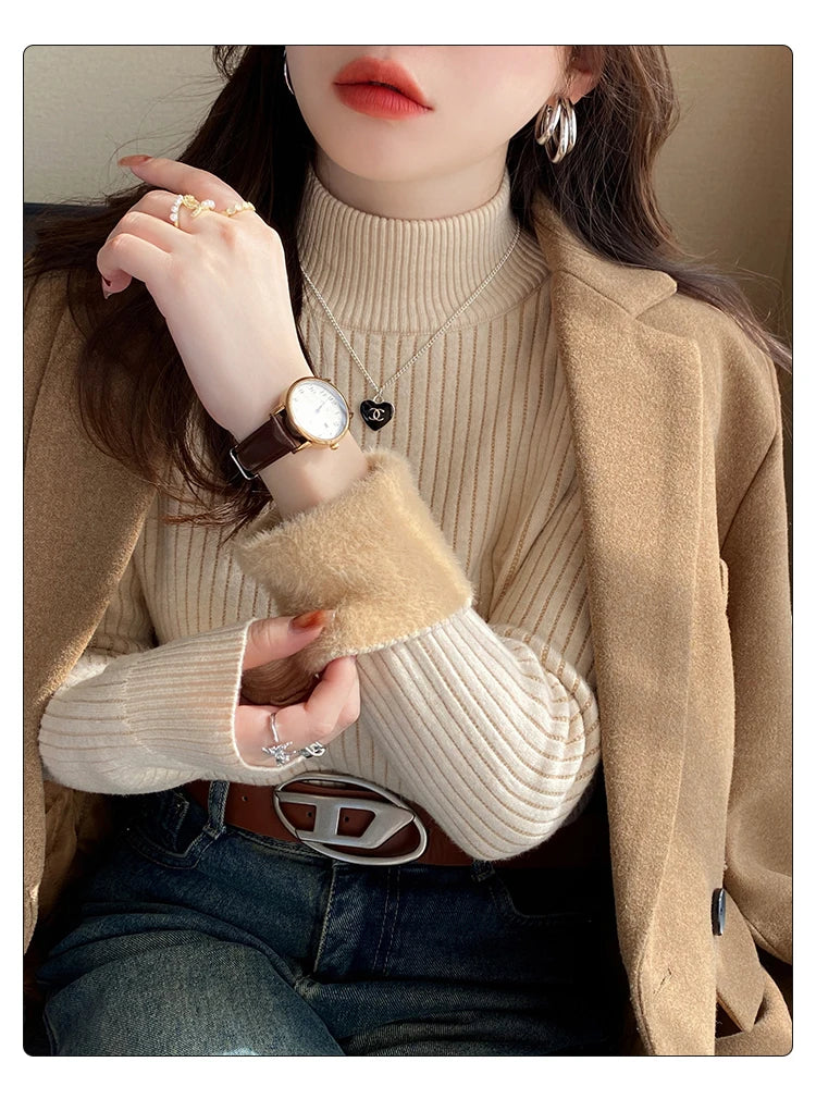 The Lined Knit Turtleneck