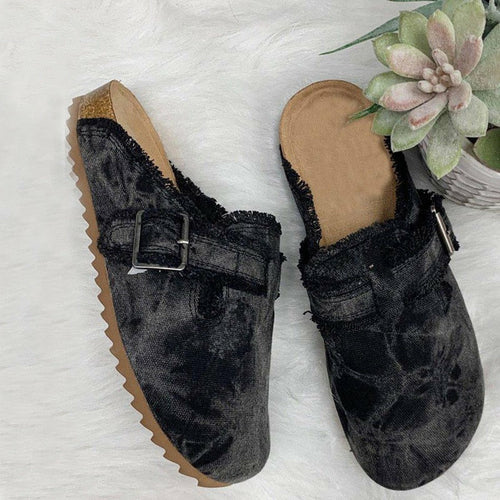 Flat Heel Round Toe Women's Vintage Clogs