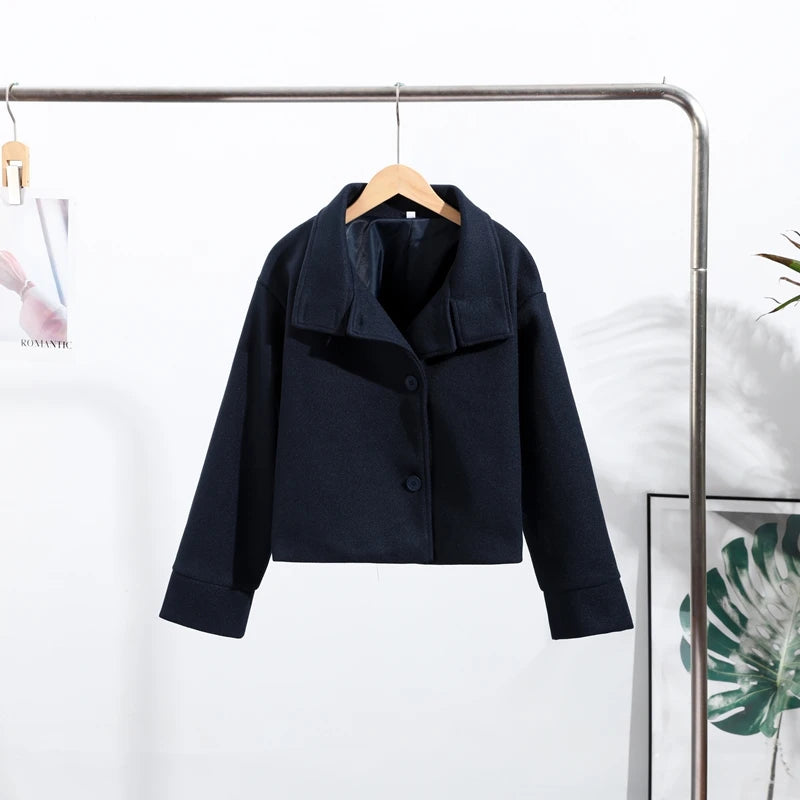 The Stand-Collar Boxy Jacket