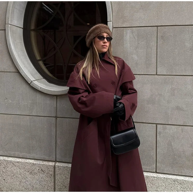 The Cape-Collar Belted Trench