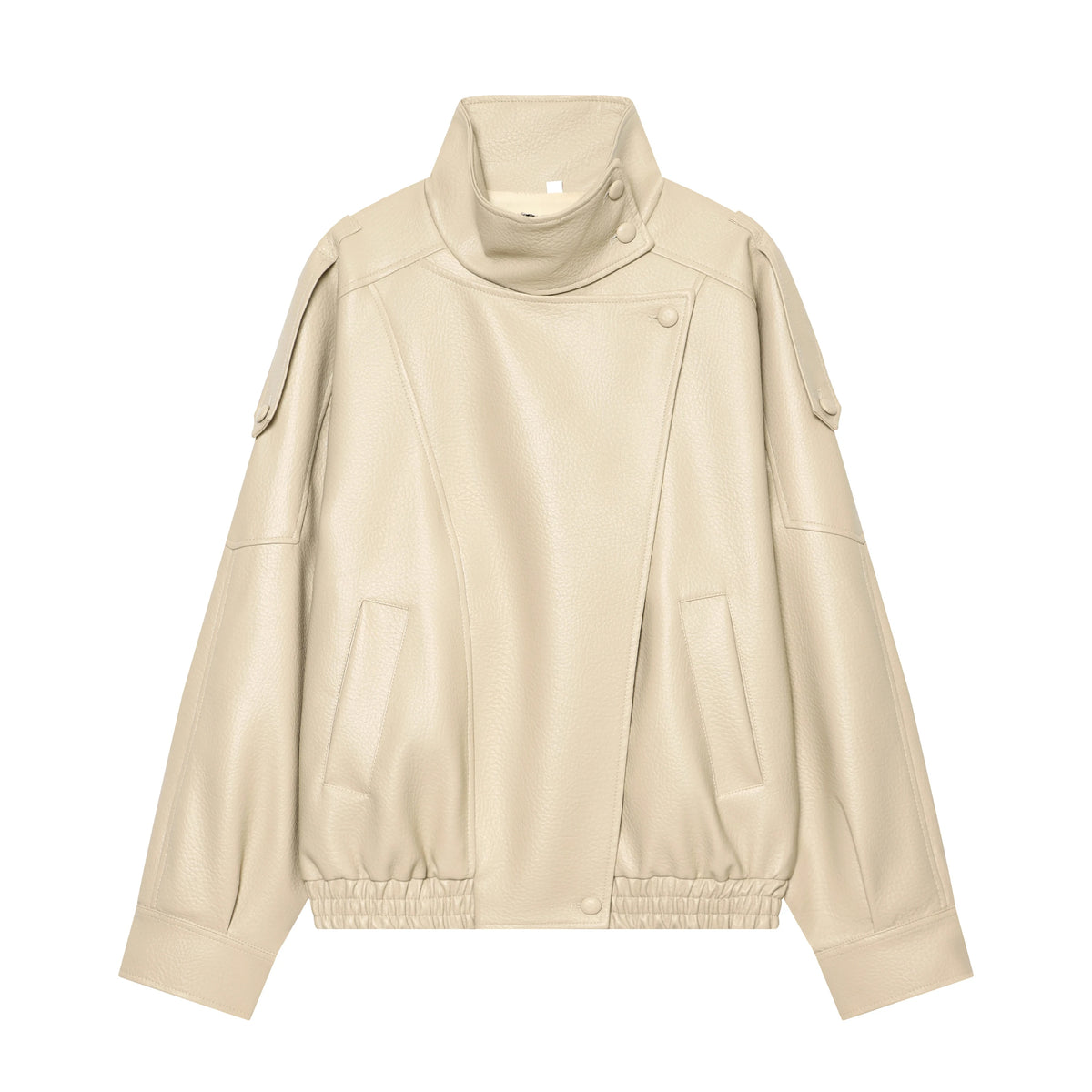 The Oversized Cruelty-Free Leather Jacket
