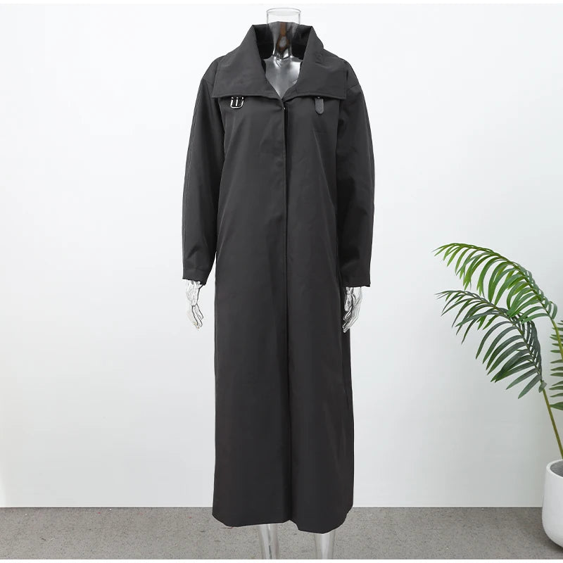 The Long Stand-Collar Trench