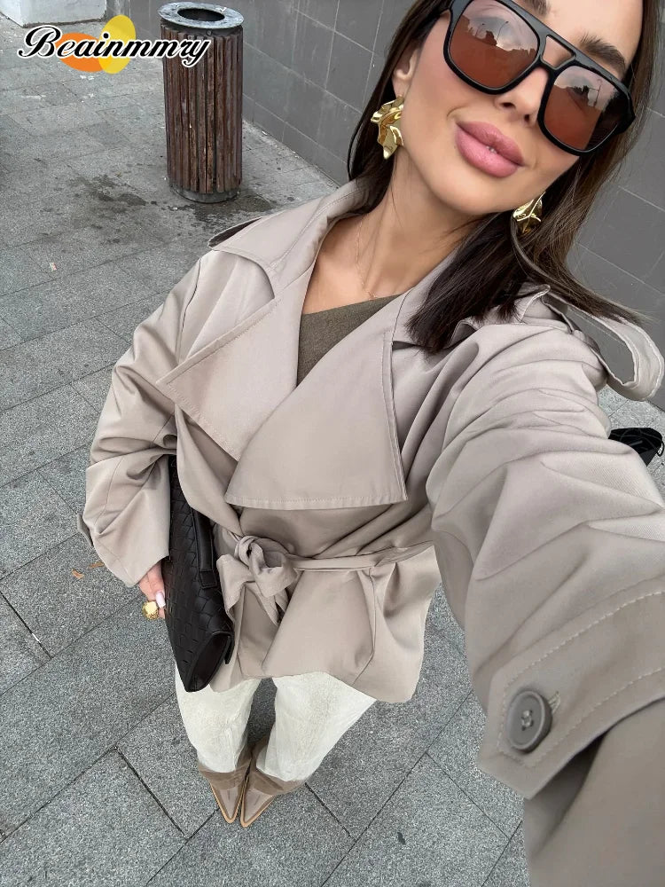 The Double-Breasted Belted Trench