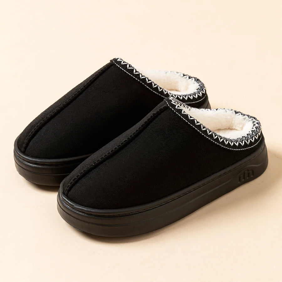 The Fuzzy Faux-Fur House Slipper