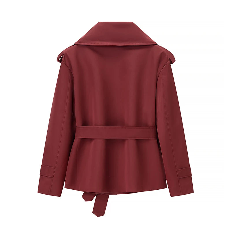 The Cropped Wrap Trench