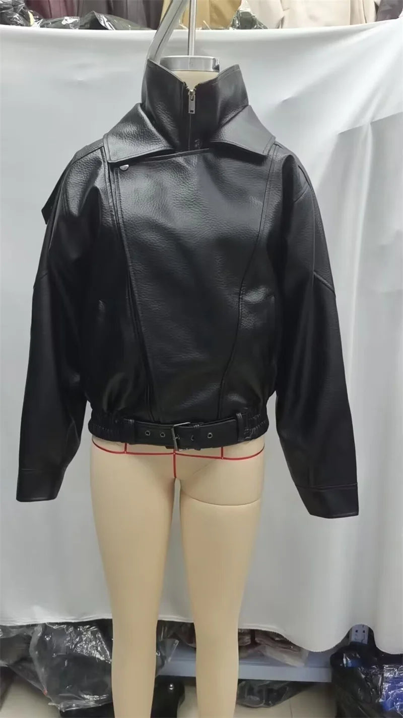 The Cruelty-Free Leather Biker Jacket