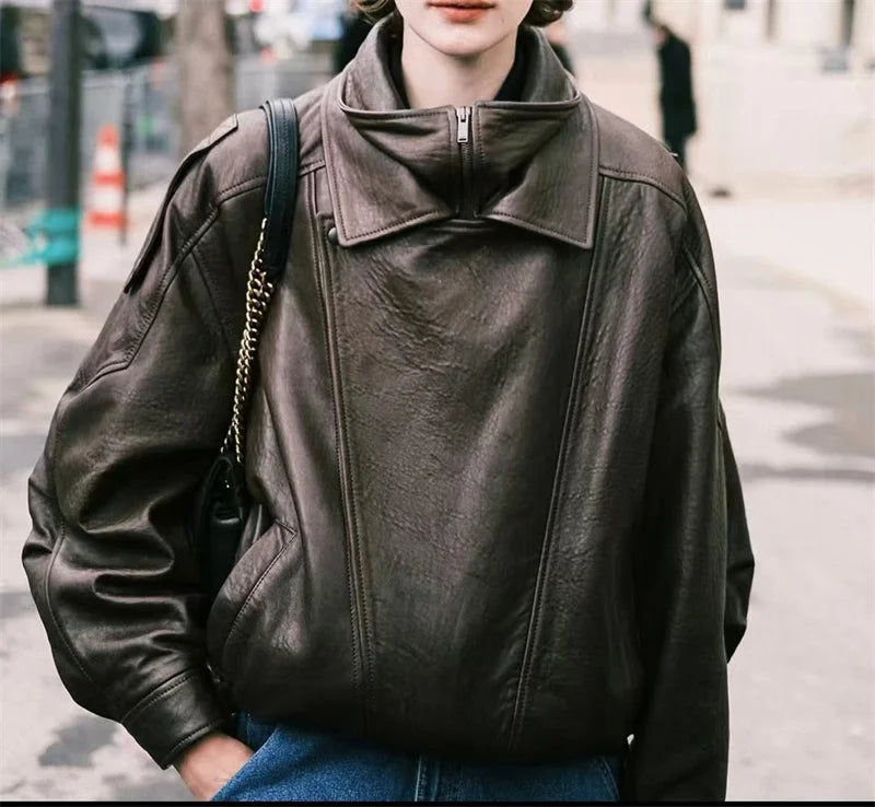 The Cruelty-Free Leather Biker Jacket