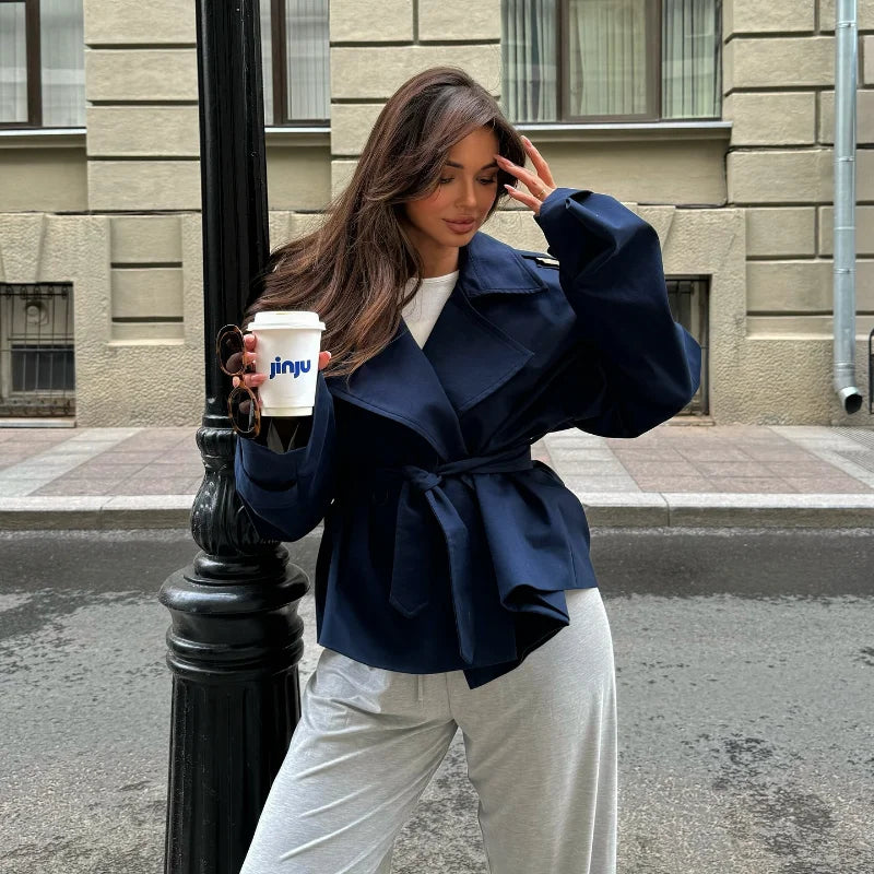 The Belted Short Trench