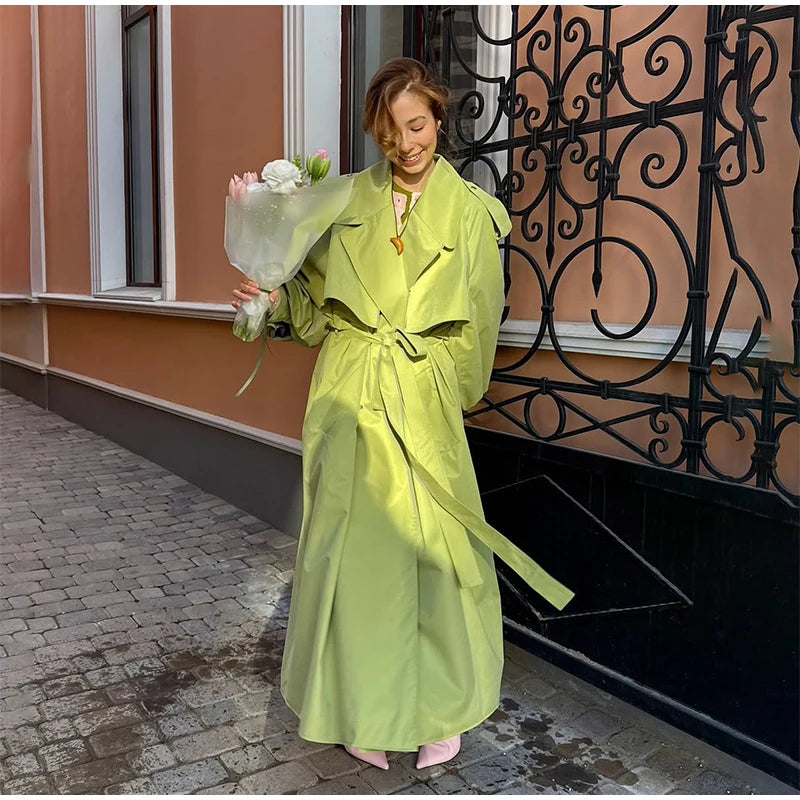The Oversized Stand-Collar Trench