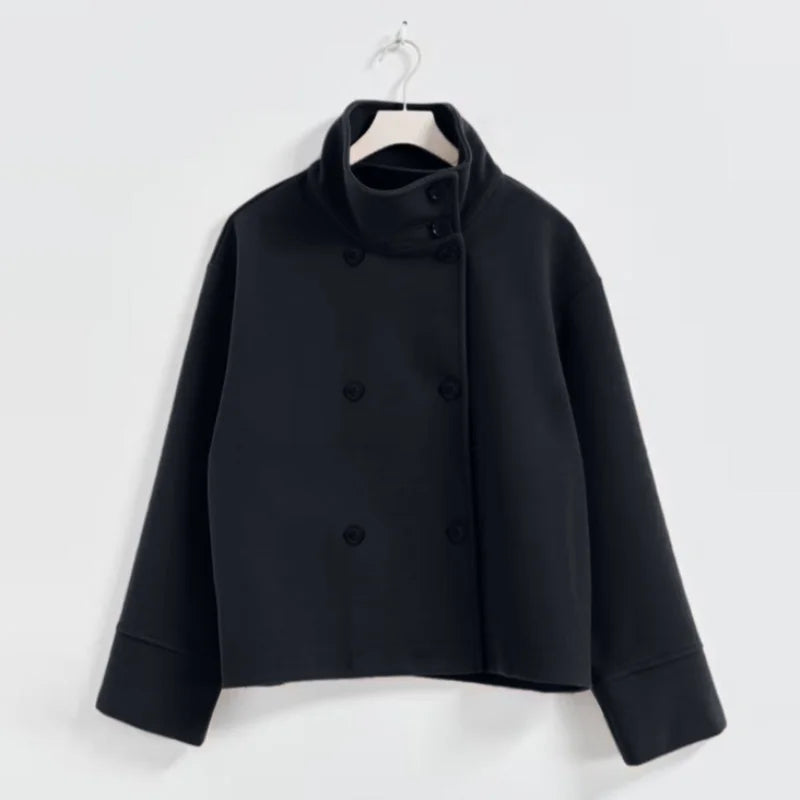 The High-Neck Asymmetric Coat