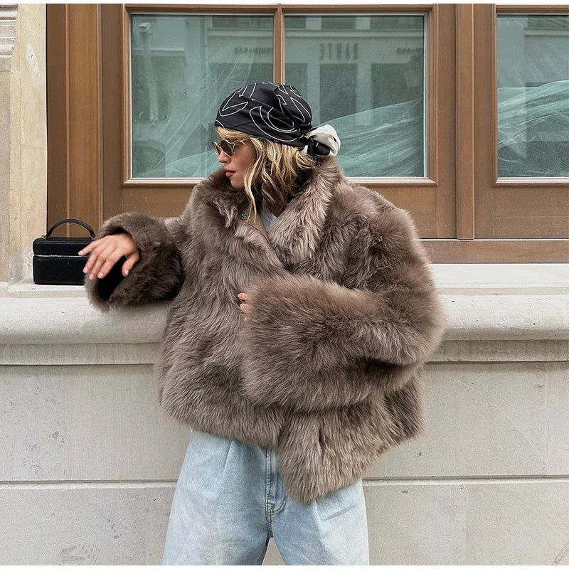 The Mink-Look Cruelty-Free Fur Jacket