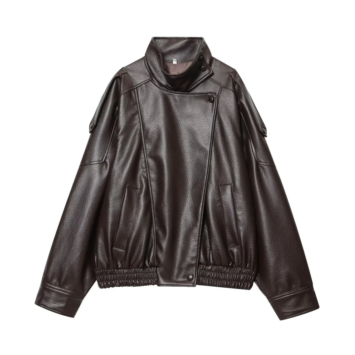 The Oversized Cruelty-Free Leather Jacket