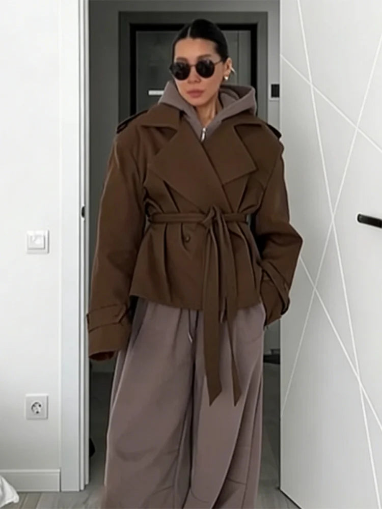 The Double-Breasted Belted Trench