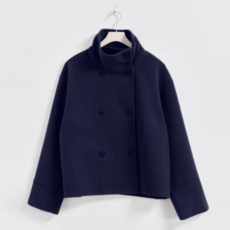 The High-Neck Asymmetric Coat
