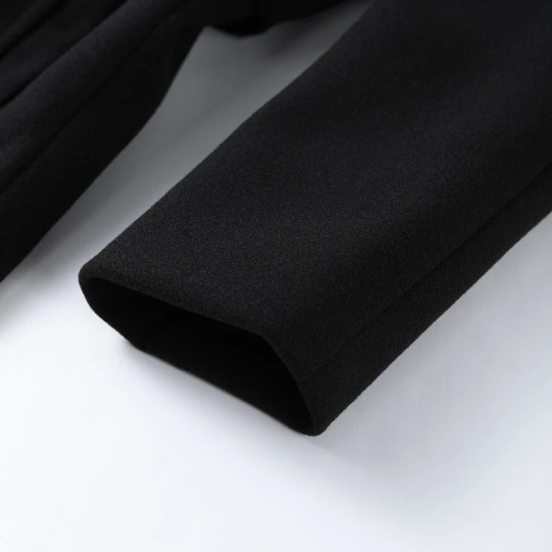 The Lace-Up Shawl-Collar Coat