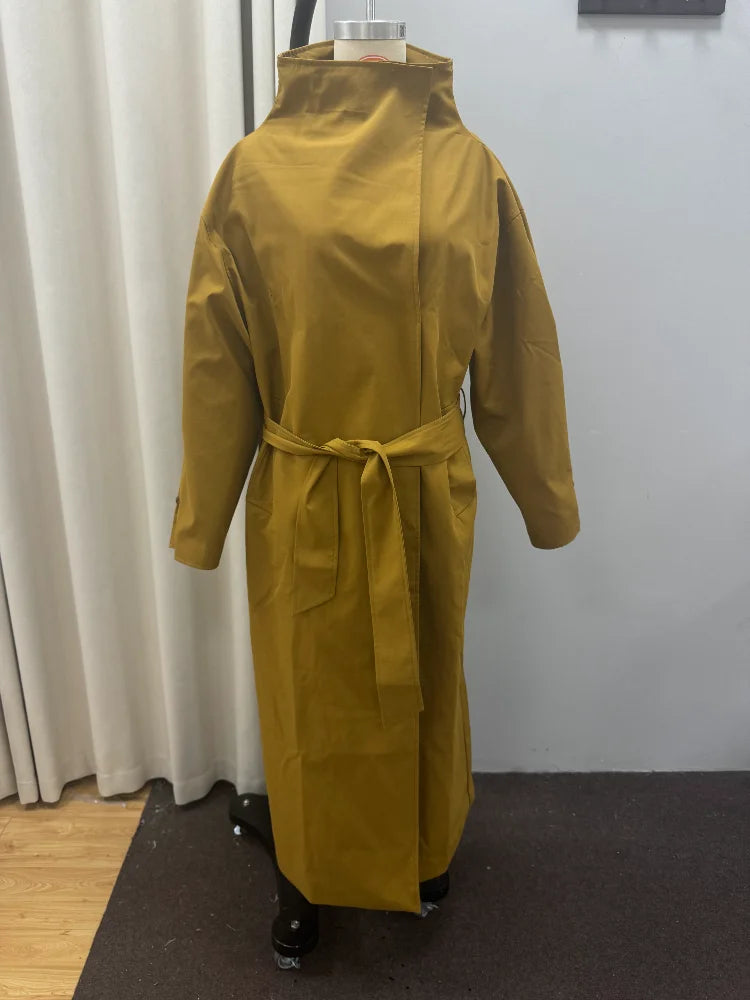The Oversized Stand-Collar Trench
