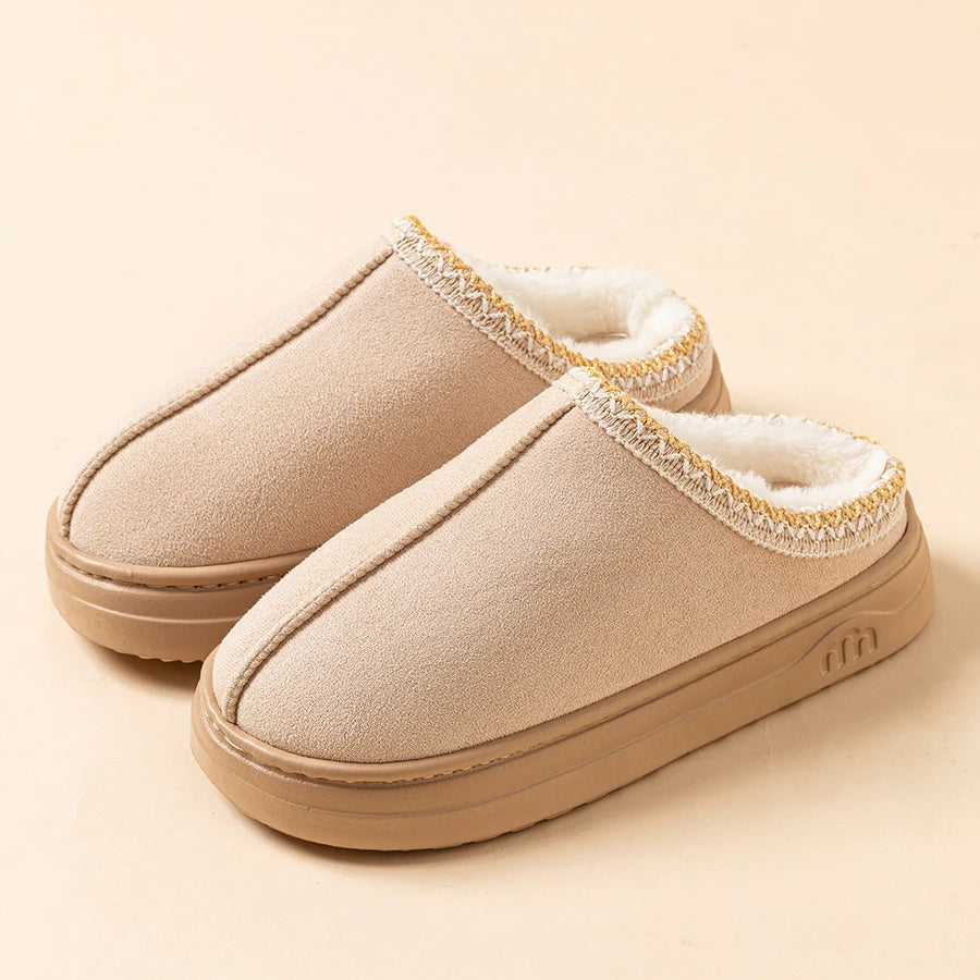 The Fuzzy Faux-Fur House Slipper