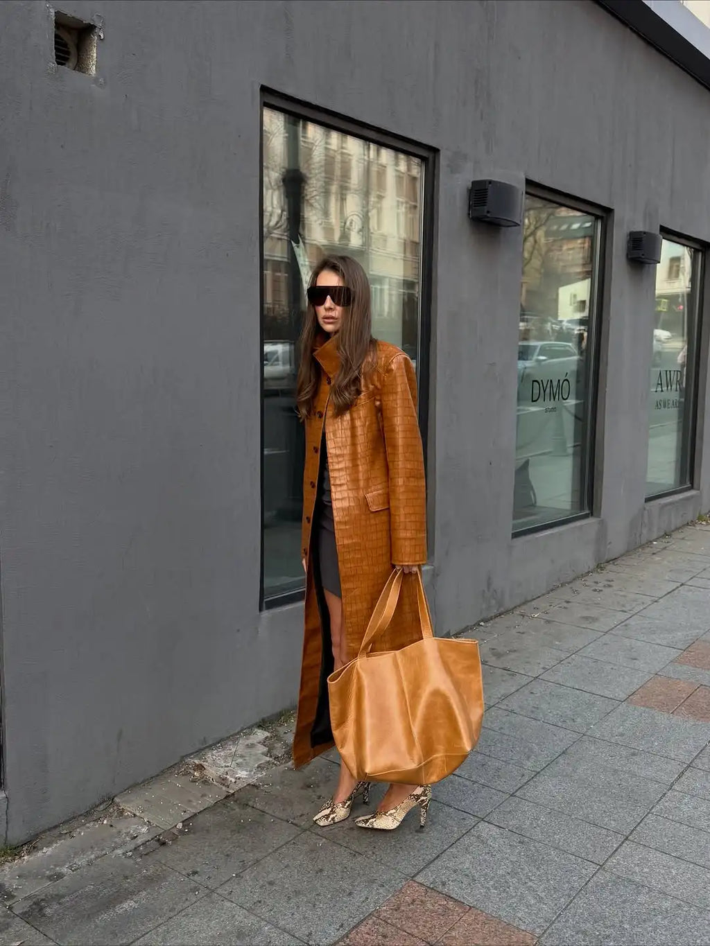 The Croc-Embossed Trench