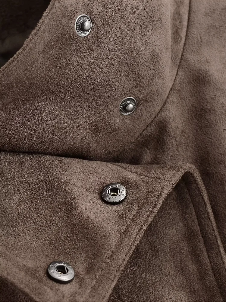 The Tie-Waist Cruelty-Free Suede Jacket