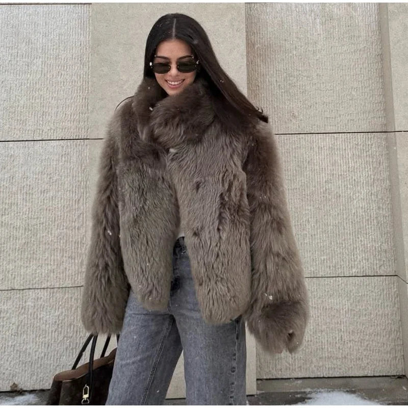The Mink-Look Cruelty-Free Fur Jacket