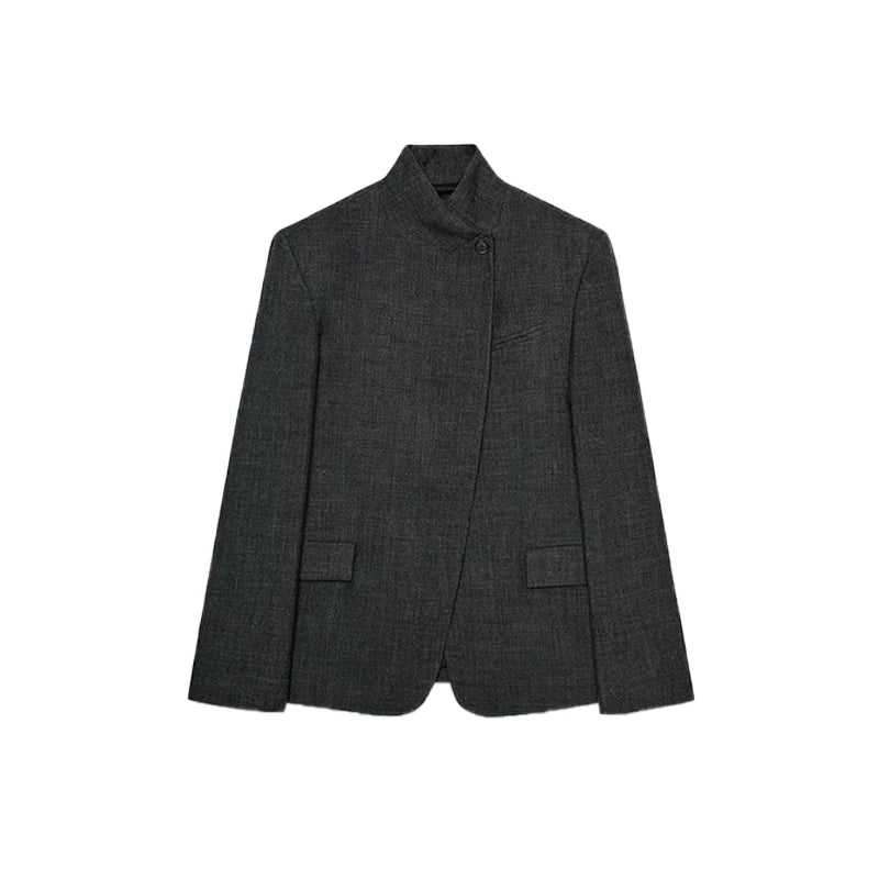 The Cruelty-Free Fur Lapel Long Coat