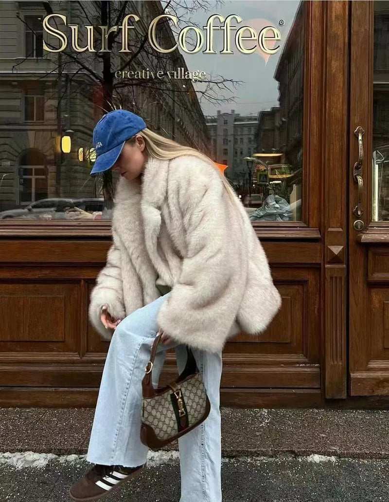 The Plush Faux Fur Coat