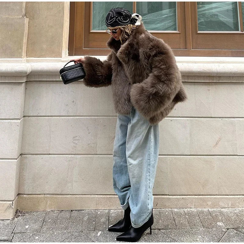 The Mink-Look Cruelty-Free Fur Jacket