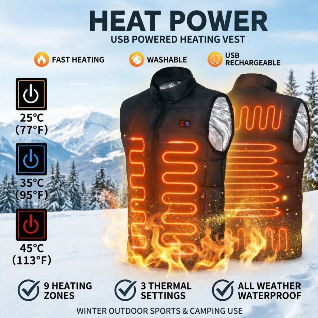 The 9-Zone Heated Vest