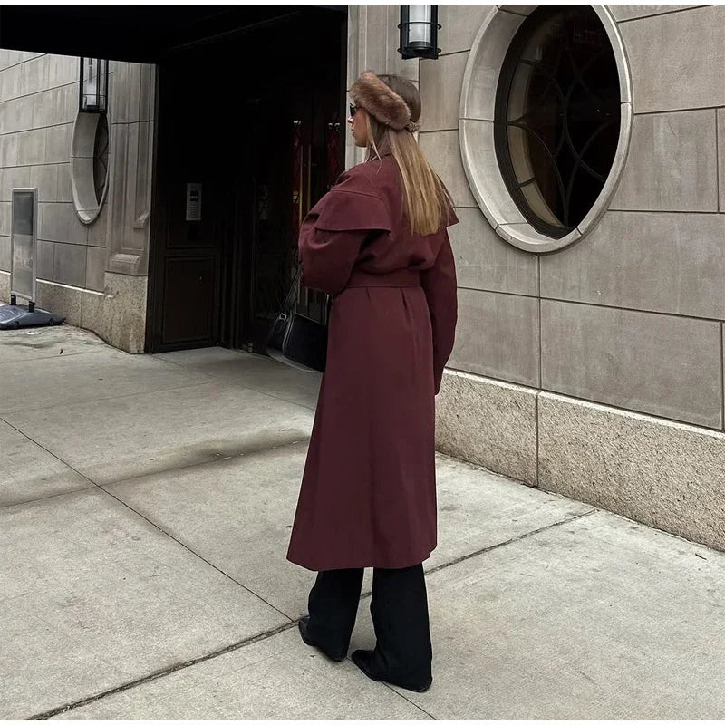 The Cape-Collar Belted Trench